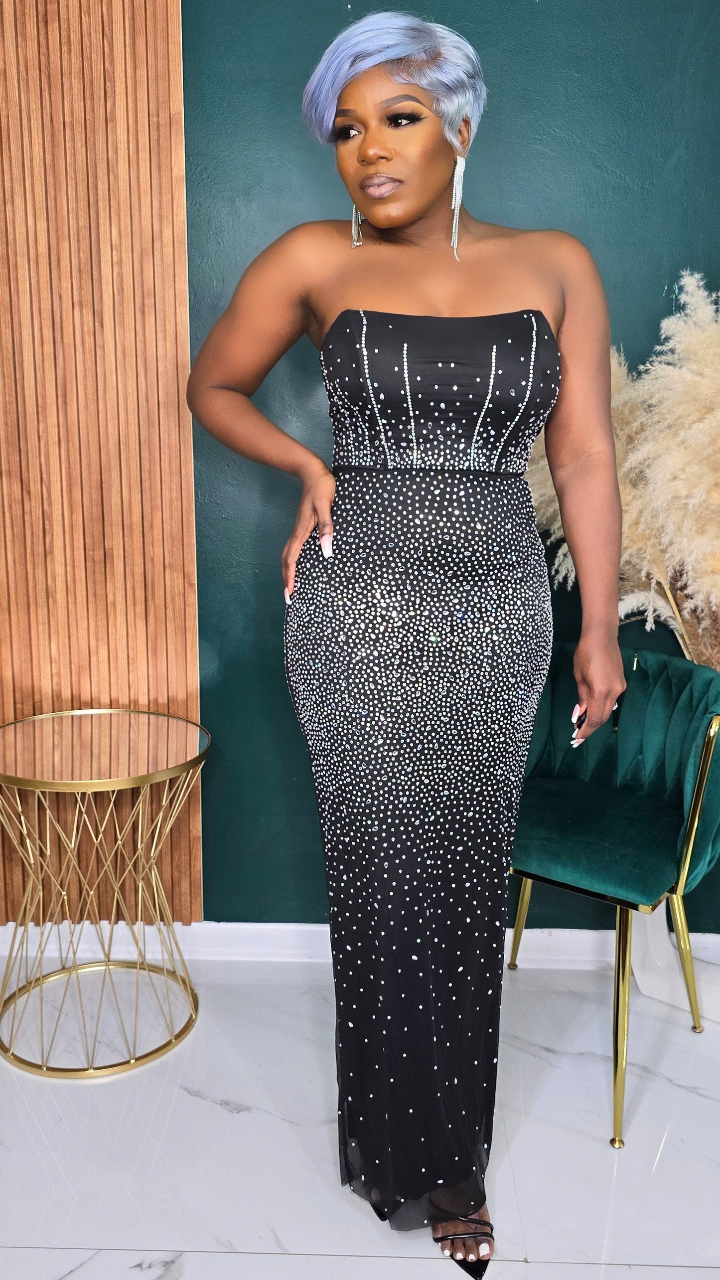 SEEING STARS MIDI DRESS