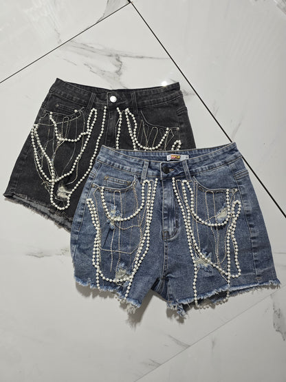 WORK AND PLAY DENIM SHORTS