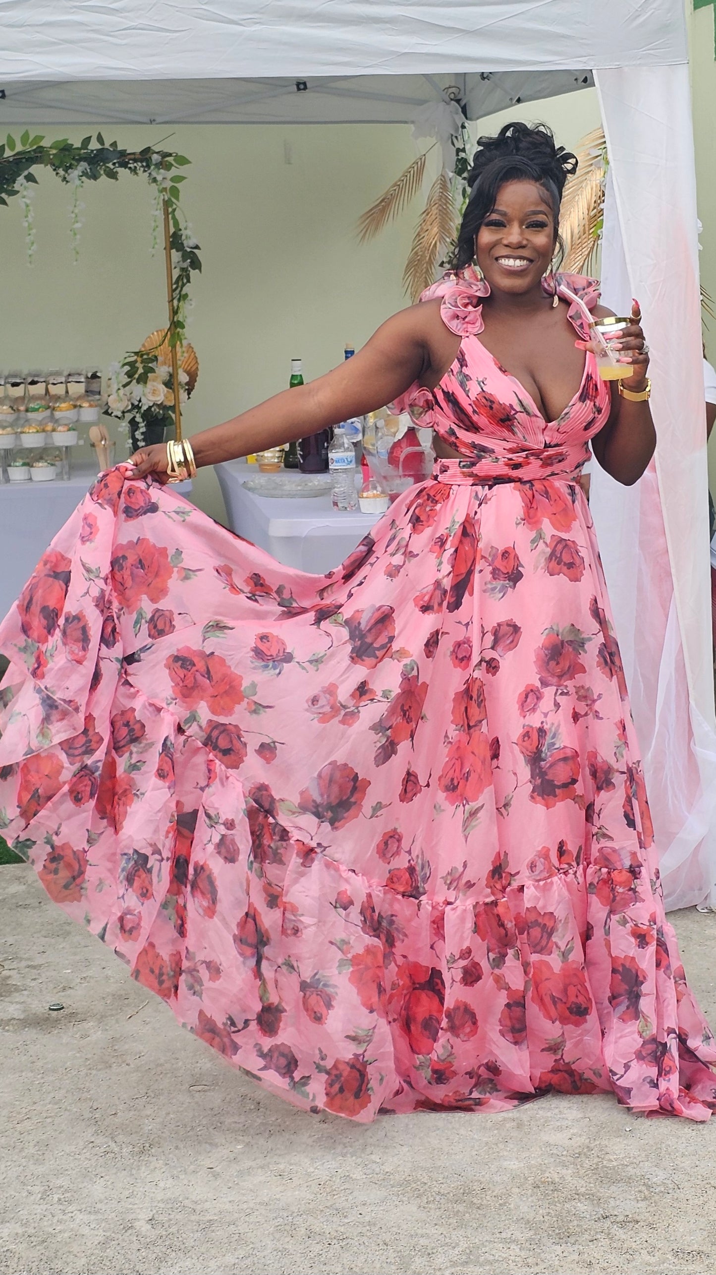 ESSENCE OF AN EMPRESS MAXI  DRESS