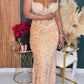 LIQUID GOLD MAXI DRESS