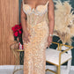 LIQUID GOLD MAXI DRESS