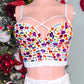 STAR TREATMENT CORSET TOP - WHITE